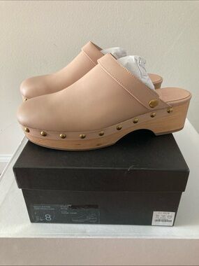 JCrew convertible leather clogs